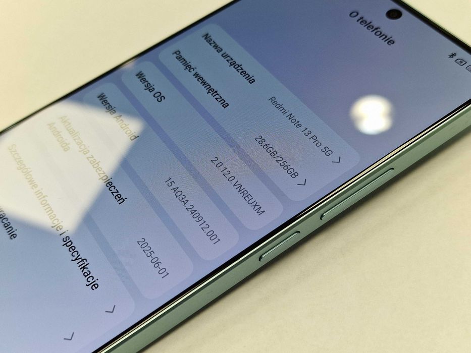 Xiaomi Redmi Note 13 Pro 5G/ 8GB/ 256GB/ Ocean Teal/ Grade A- + ładowa