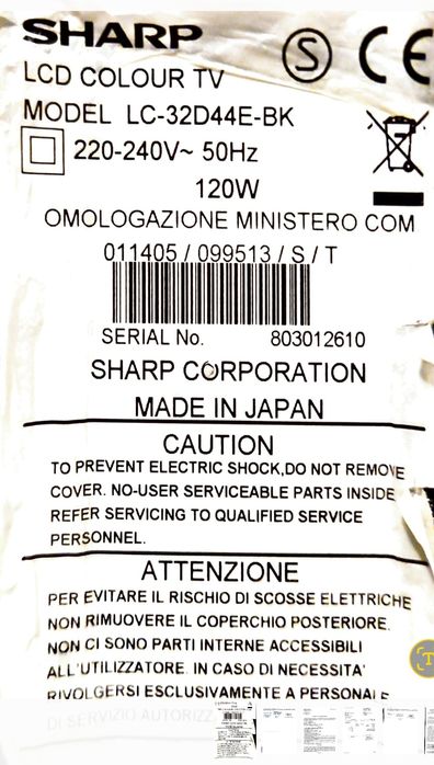 Sharp Aquos 32'' Stan bardzo dobry