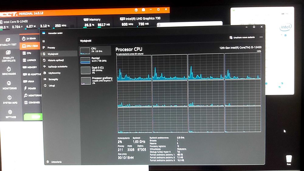 Dell micro Optiplex 3000 MFF i5-12gen 32GB DDR4 1TBM2 UHD770 WLAN W11