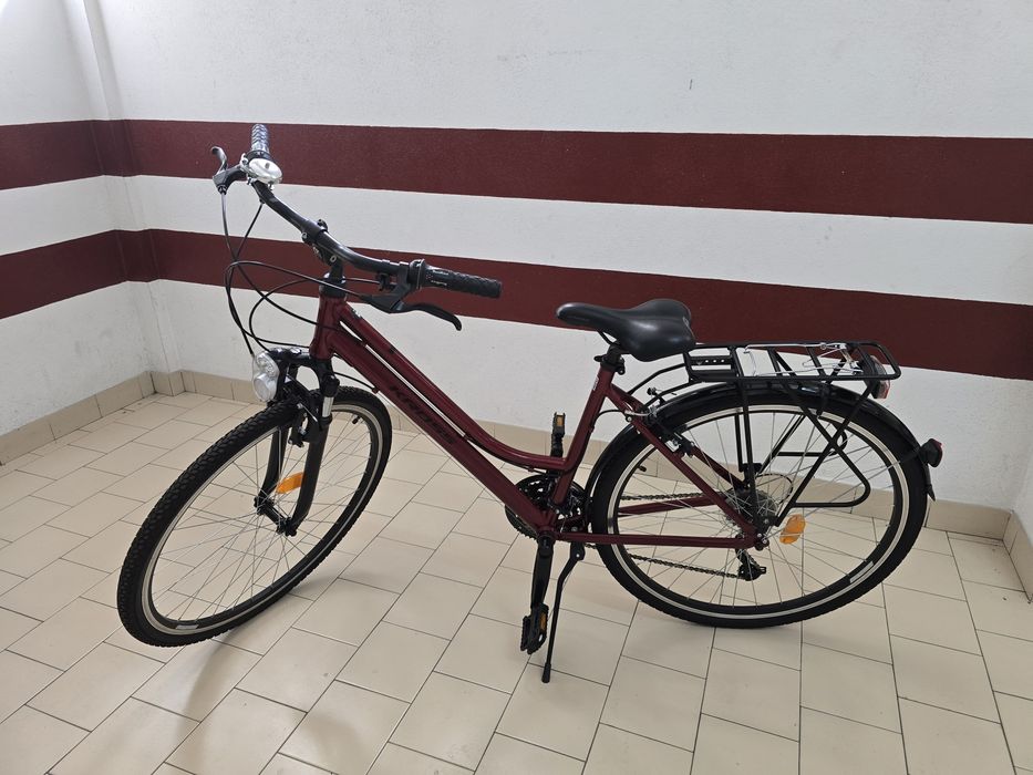Bicicleta de Cidade / Trekking Kross – Excelente Estado (com Acessórios)