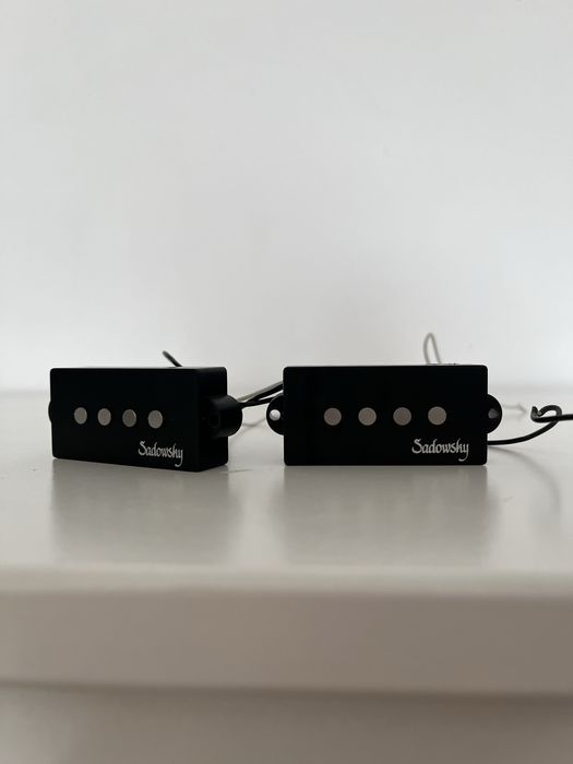 Zestaw elektroniki do gitary basowej Sadowsky – przetworniki + preamp + panel