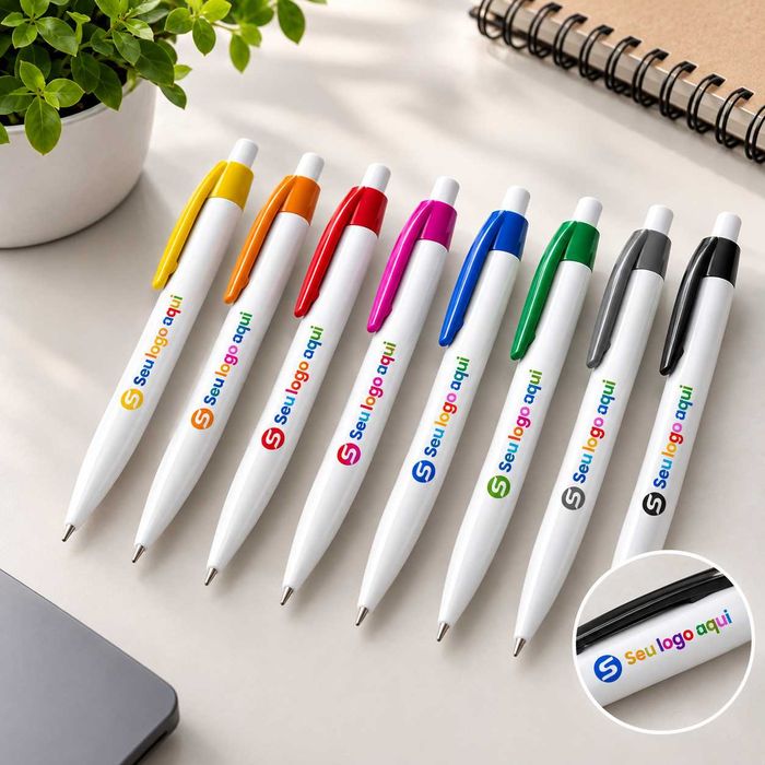 Canetas Personalizadas | Várias Cores | Brindes Publicitários