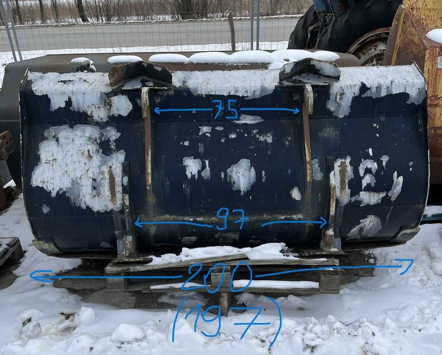 łyżka do ładowarki 200cm do żwiru Volvo BM / duży bm
