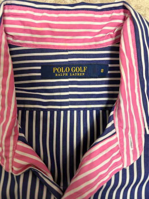 Жіноча сорочка Polo Golf Ralph Lauren синя в полоску S