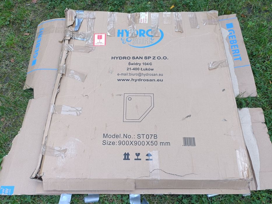 Brodzik Hydra San 900x900 x50 Nowy