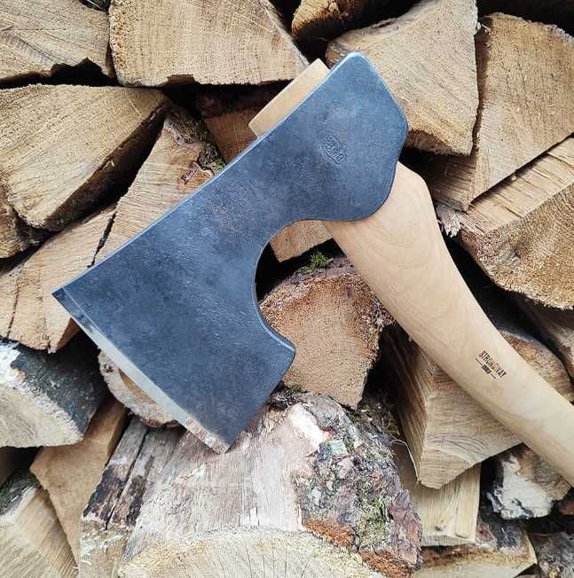 Сокира кована "М’ясник" з чохлом, топор кованый на подарок