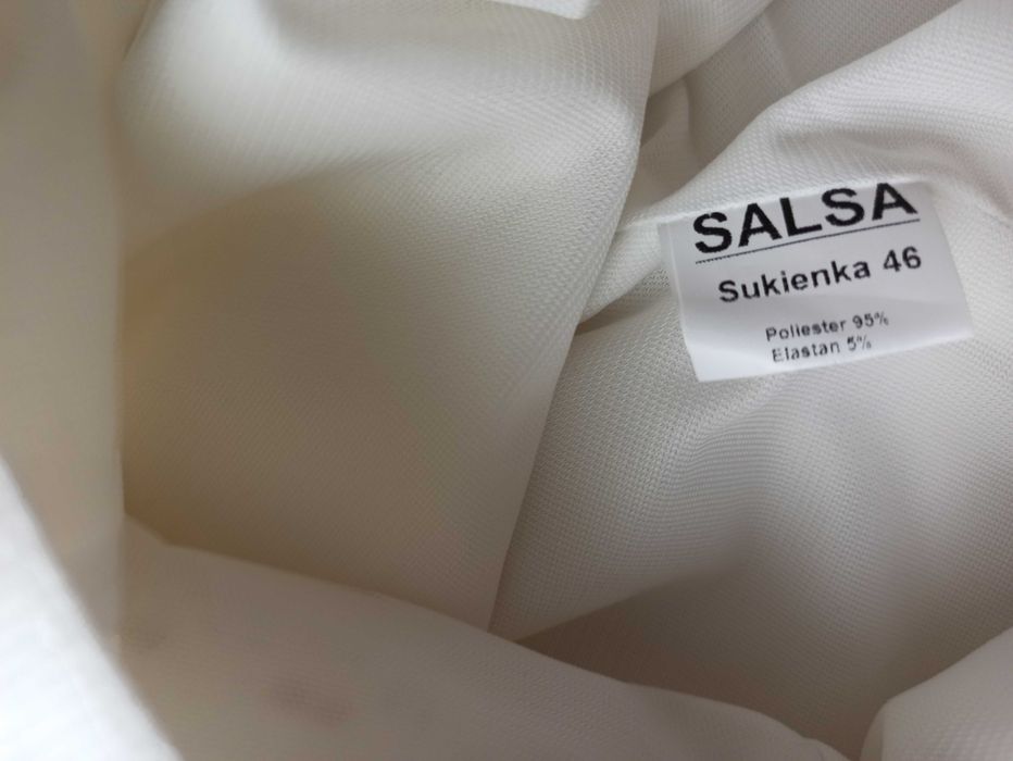 Nowa sukienka Salsa fakturowany materiał rozmiar L/XL