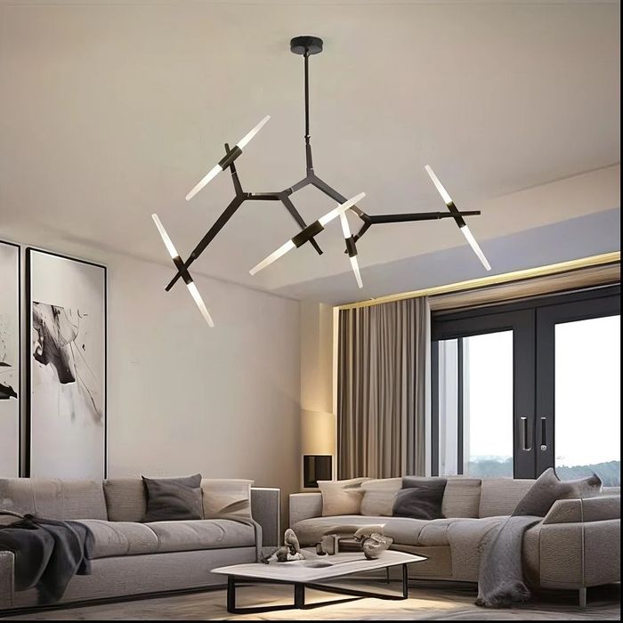 Продаж нової люстри LED чорна
