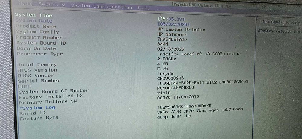 Sprzedam HP 15-bs159nw