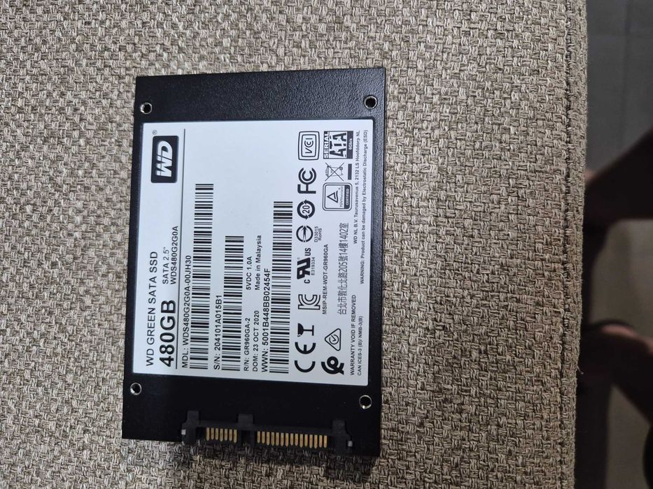 disco interno sata 2,5" ssd 480gb WD green, sem anomalia