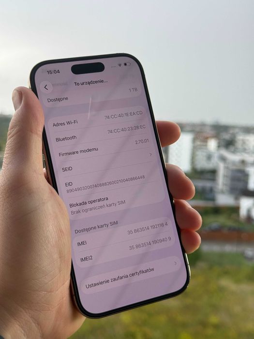 Iphone 16 pro 1TB