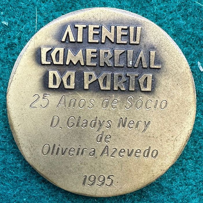 Medalha ateneu comercial do Porto
