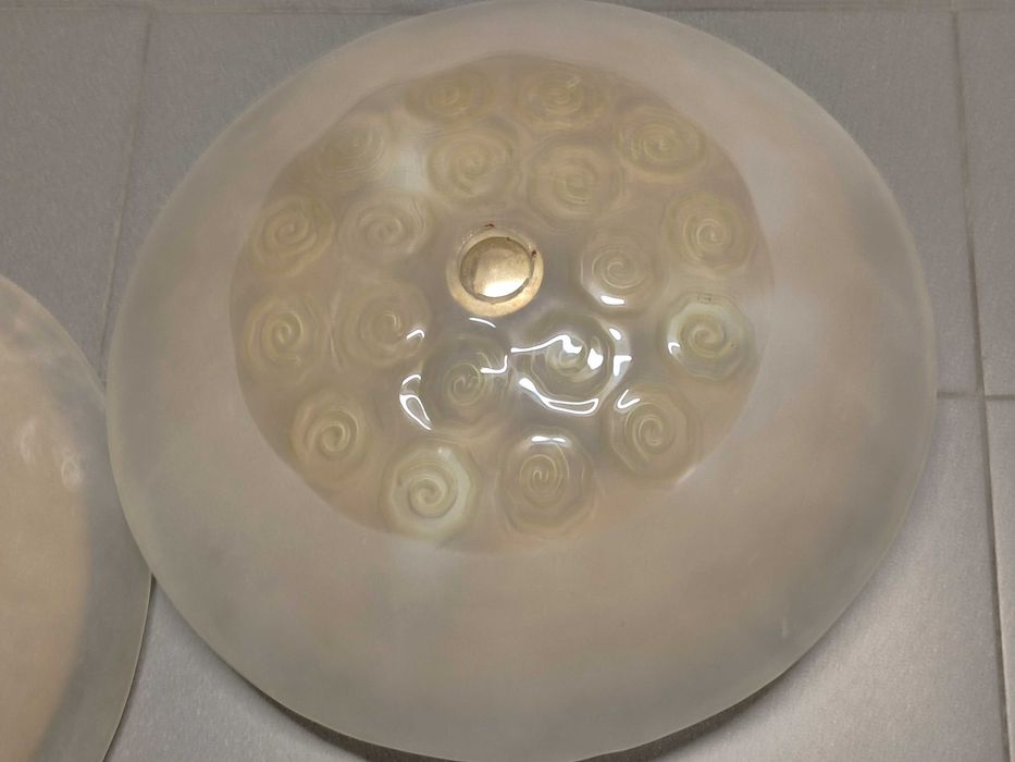 Candeeiros de teto em vidro trabalhado