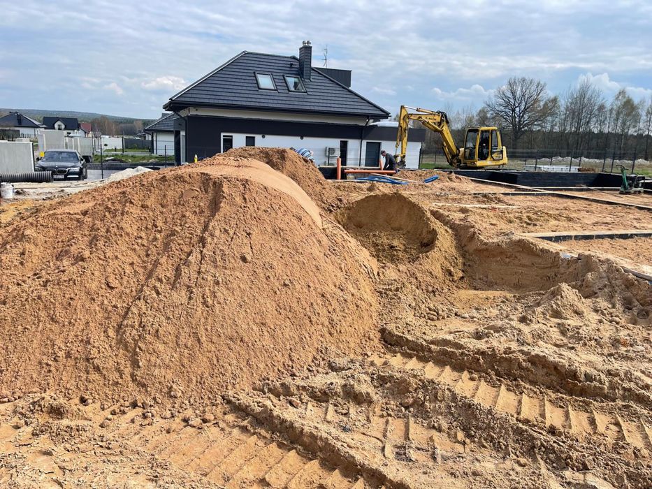 Piasek budowlany, zasypowy, do fundamentow, kanalizacji ,Transport