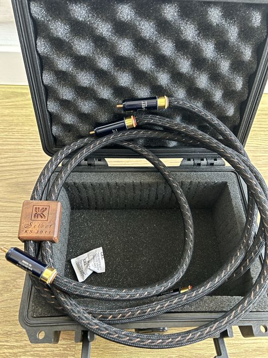 Kimber Kable Select KS-1011 RCA Interconnects – 1m + Caixa Pelikan
