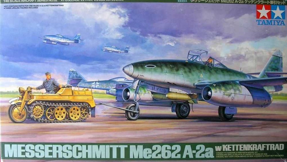 Messerschmitt Me262 A-2a with Kettenkraftrad - TAMIYA - 1:48