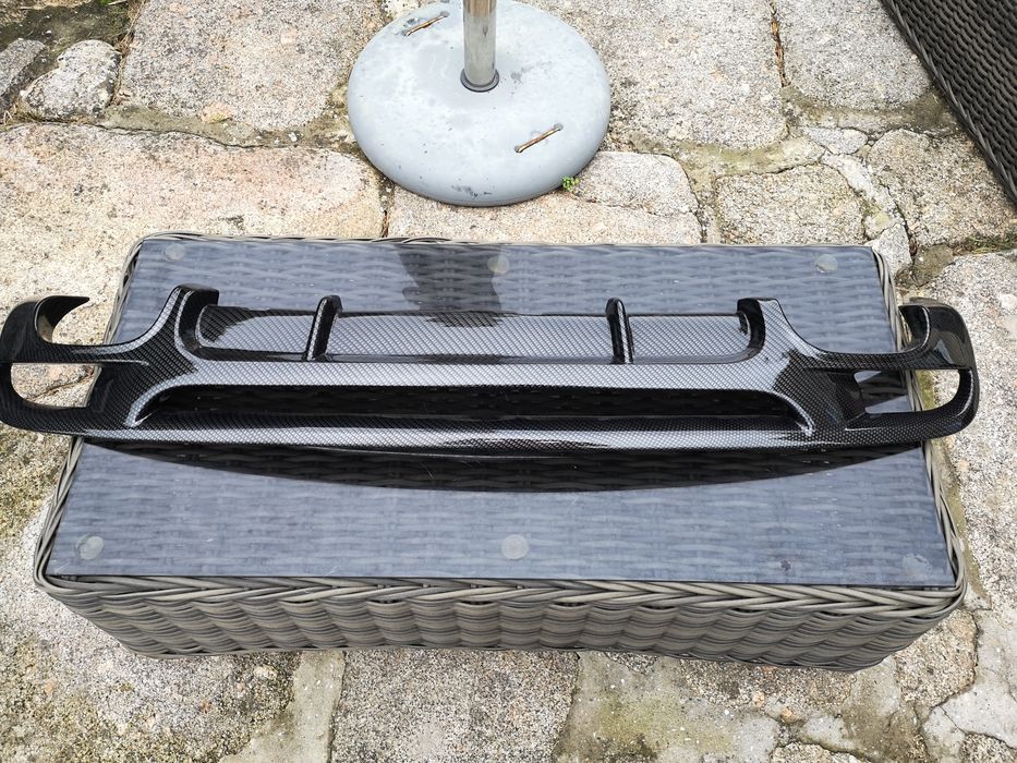 CARBONO DIFUSOR TRASEIRO ESCAPE BMW SÉRIE 1 E82 E88 M PERFORMANCE 135I