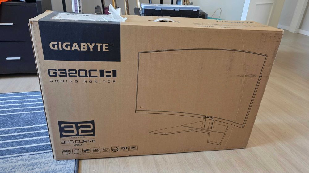Monitor Gaming Gigabyte 31.5" 165hZ QHD