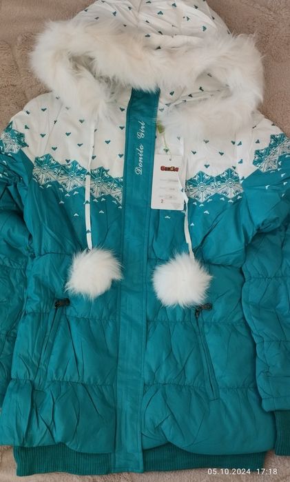 Нова куртка для дівчинки підліткова, єврозима