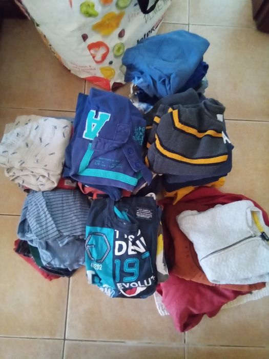 Lote roupa menino 5 anos