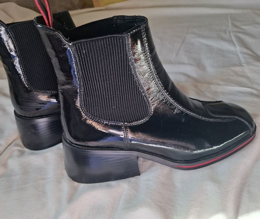 Ботильоны ботинки челси кожа натуральная демисезонные