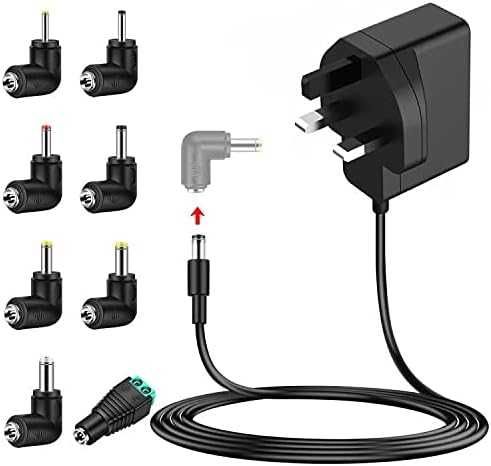 Uniwersalny zasilacz AC/DC 12V 2A 9 końcówek 227