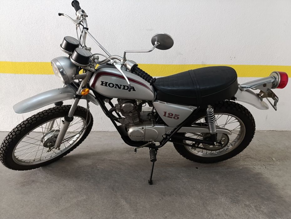 Honda sl 125 sem matrícula