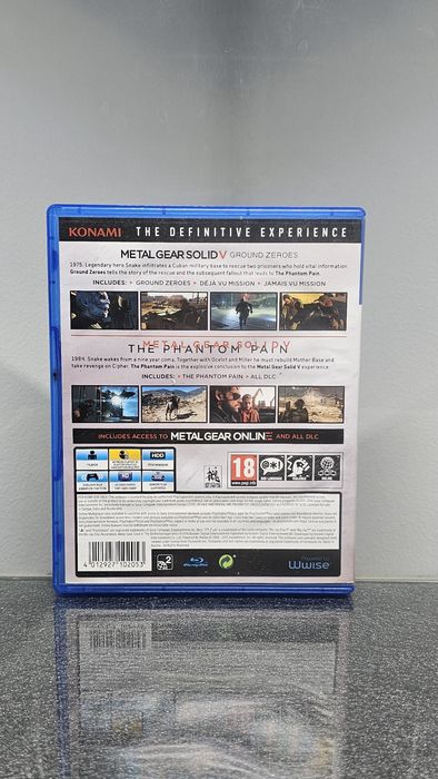 Metal Gear Solid V Definitive Experience Ground Zeroes  + The Phantom Pain Complete Edition  PS4 PlayStation 4
