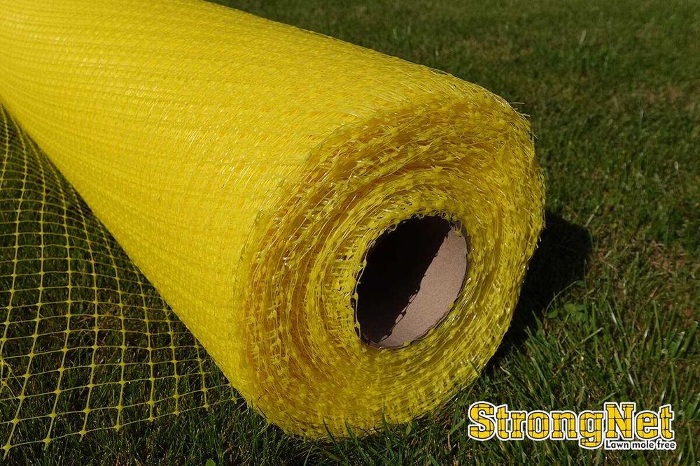 Mocna Siatka StrongNet ochrona przeciw kretom szer. 1m 2m na krety