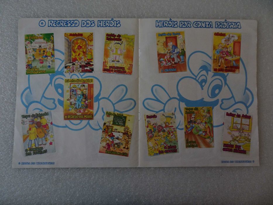 Caderneta de cromos Escola das Videoloucuras - Europer faltam 6 cromos