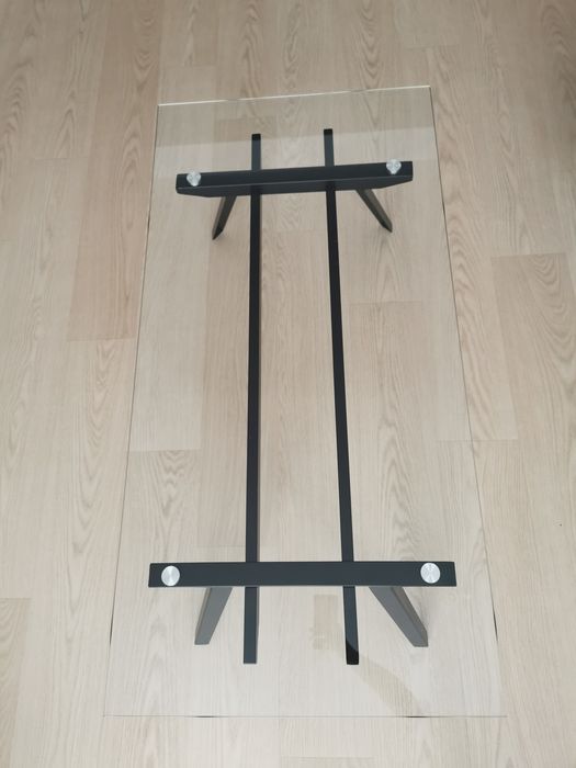 Stolik kawowy szklany 60x120