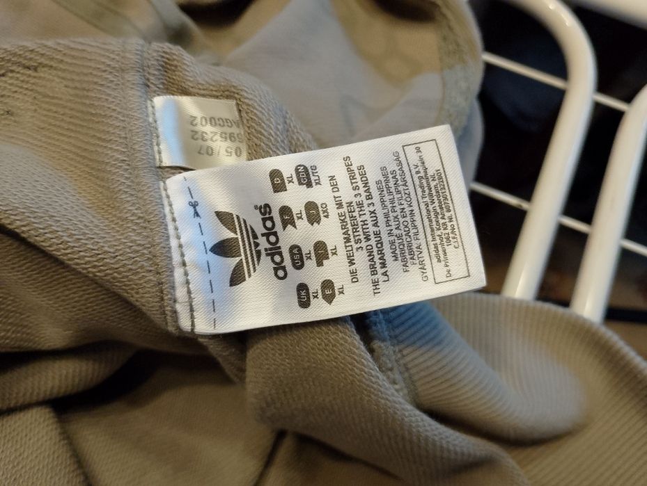 Oryginalna bluza Adidas w stylu military. XL