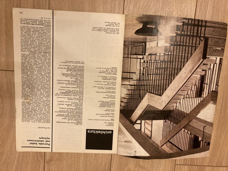 Czasopismo Architektura 1971