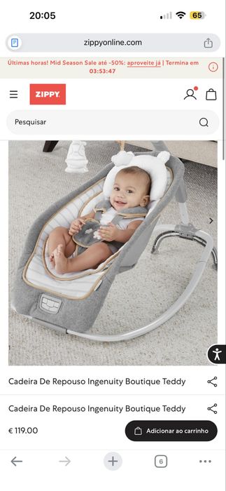 Espreguicadeira de bebe