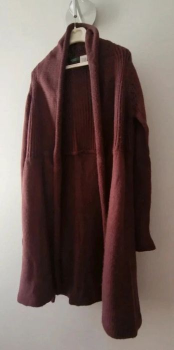 Casaco de malha bordeaux M