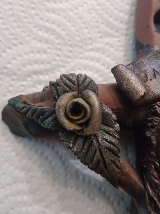 Crucifixo do escultor poeta Ernesto Silva nascido em 1938 em Alzezur