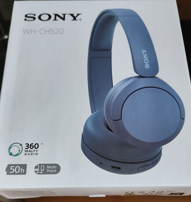Słuchawki SONY WH-CH520 niebieskie lub czarne