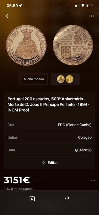 moedas de antiguidades