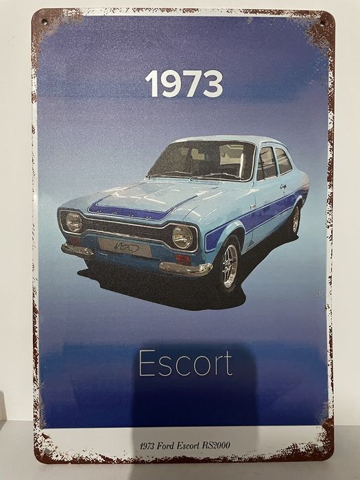 Placa metálica Ford MK1