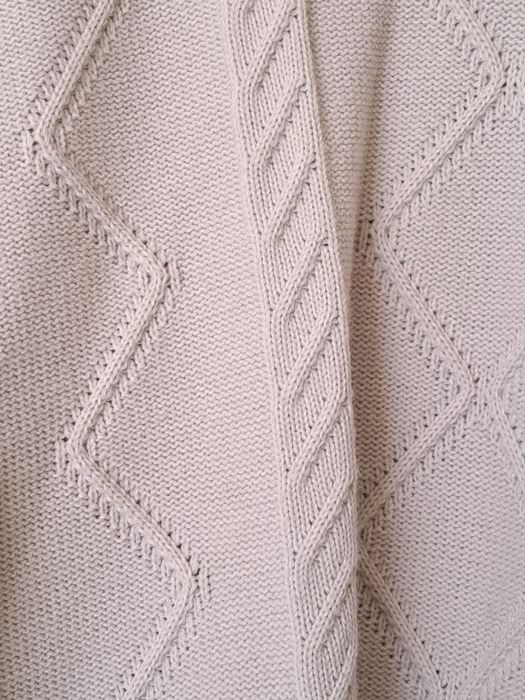 Męski sweter XXL szary
