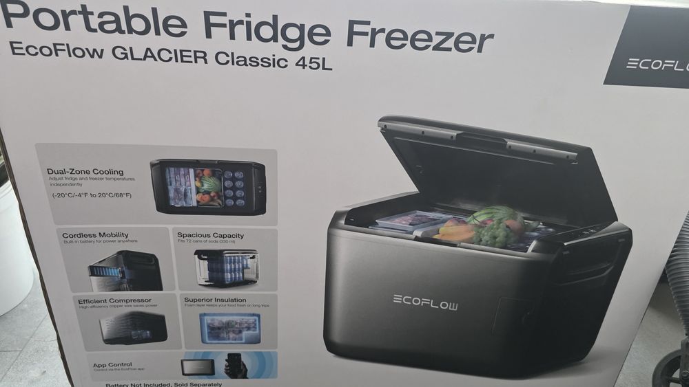 Автохолодильник EcoFlow Glacier Classic 45+ аккумулятор