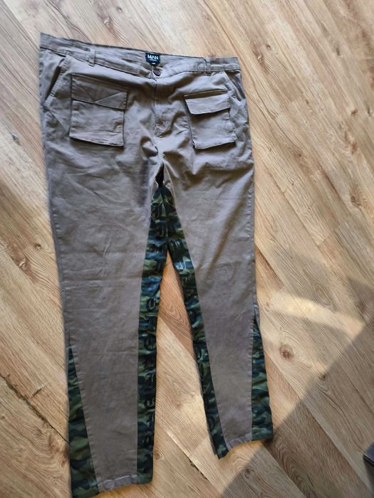 man boohoo spodnie na dużego pana roz 46
