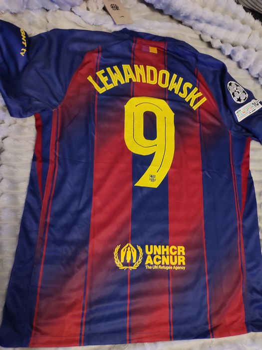 Koszulka piłkarska FC Barcelona Robert Lewandowski 9 rozmiar XXL