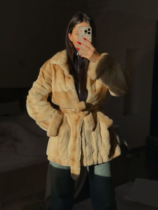 Норкова шуба MANZARI, натуральна норка