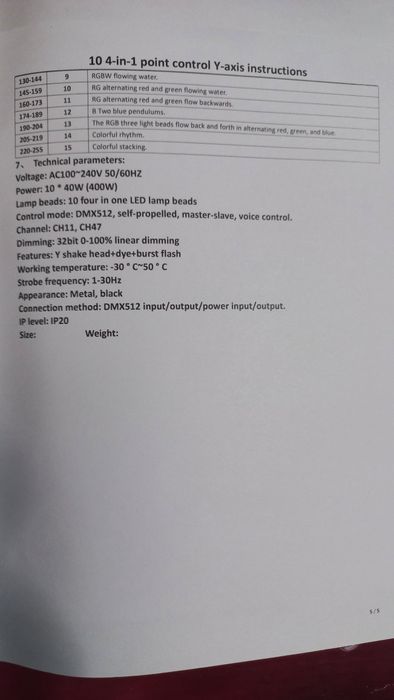 Продаю рухома планка JC Light 10x40W