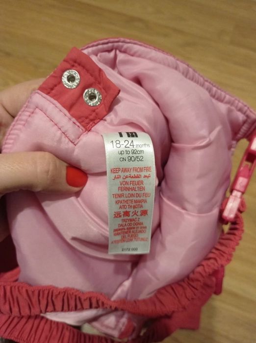 Spodnie zimowe rozmiar 92