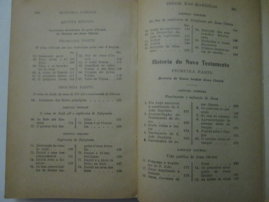 História bíblica ou narrativas do velho e novo testamento