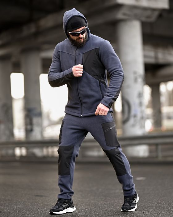 Стильный спортивный костюм мужской, спортивний костюм флісовий