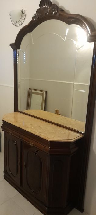 Móvel Sapateira com Espelho Grande