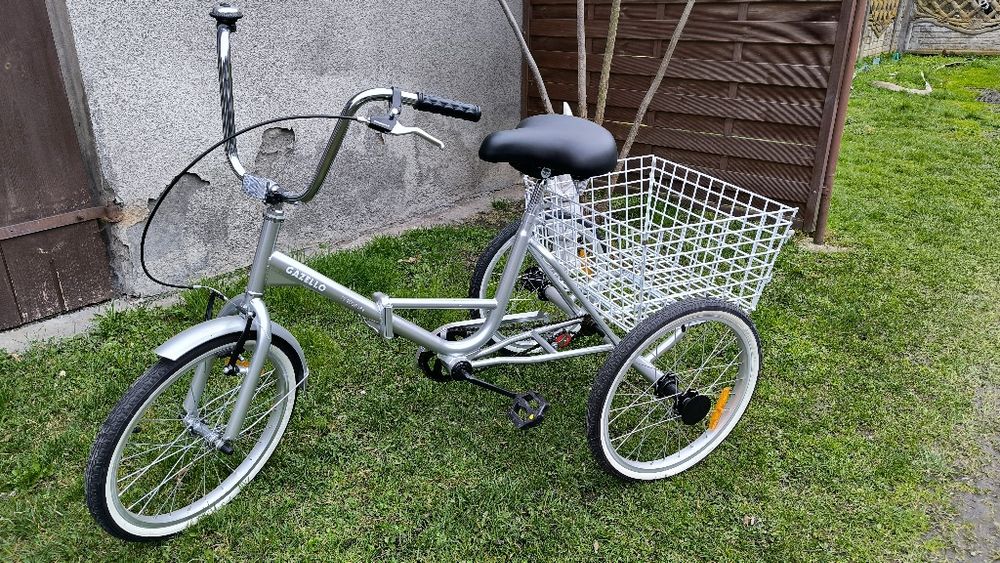 Rower trójkołowy, rehabilitacyjny Gazello Nowy !